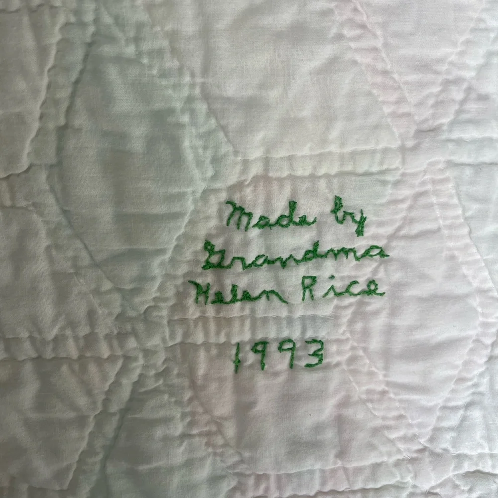 Vintage baby quilt - Picture 2 of 7